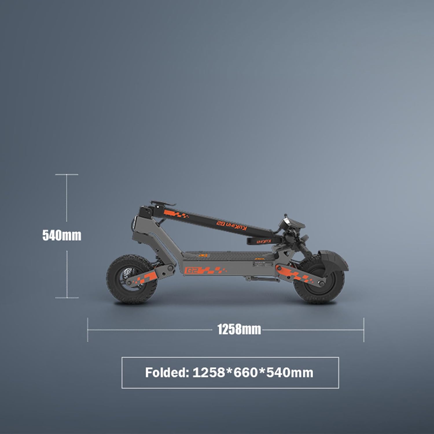 KUKIRIN G2 Trottinette Électrique Adulte, Batterie 48V 15,6Ah, Jusqu’à 55 km, Pneus Tubeless 10 Pouces, Double Suspension, Double Frein à Disque, Écran Couleur Tactile, Pliable