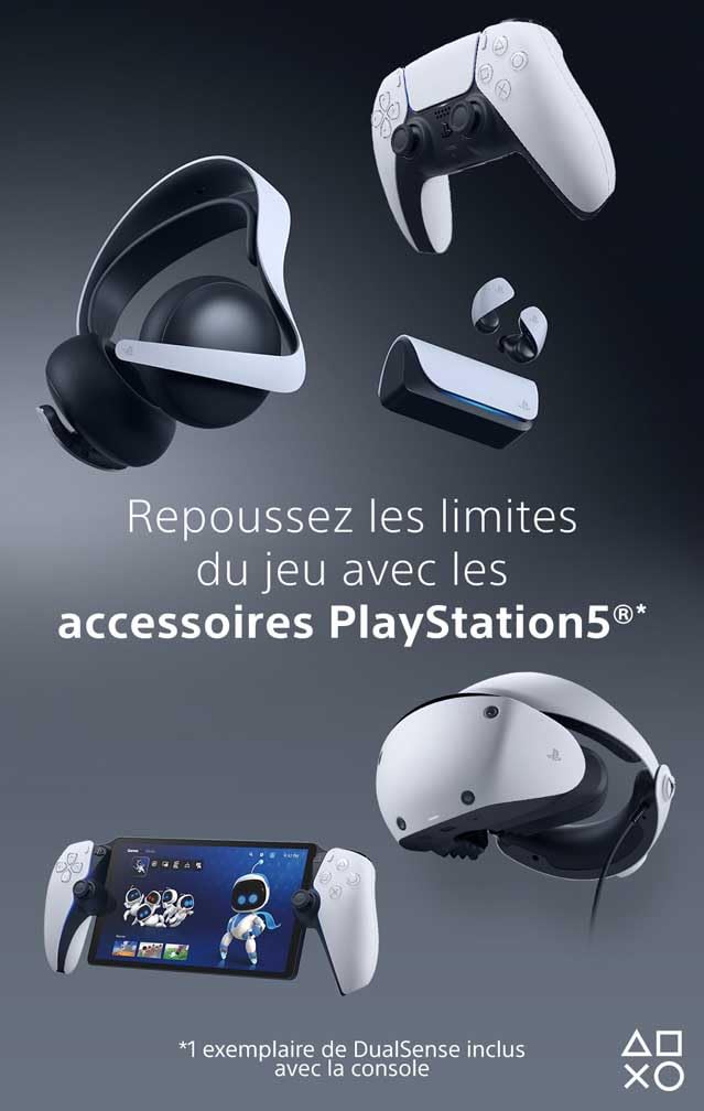 Sony, Console PlayStation 5 Édition Standard 1 To avec lecteur Blu-ray 4K, SSD Ultra-Rapide, Audio 3D, Ray Tracing, 1 Manette DualSense avec Retour Haptique et Gâchettes Adaptatives, Couleur : Blanche