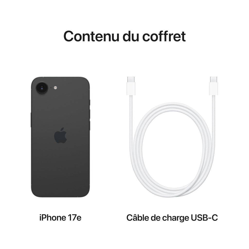 Apple iPhone 17e 512 Go : Écran Super Retina XDR 6,1 Pouces, Puce A19, Autonomie d’Une journée, Caméra Fusion 48 MP ; Rose poudré
