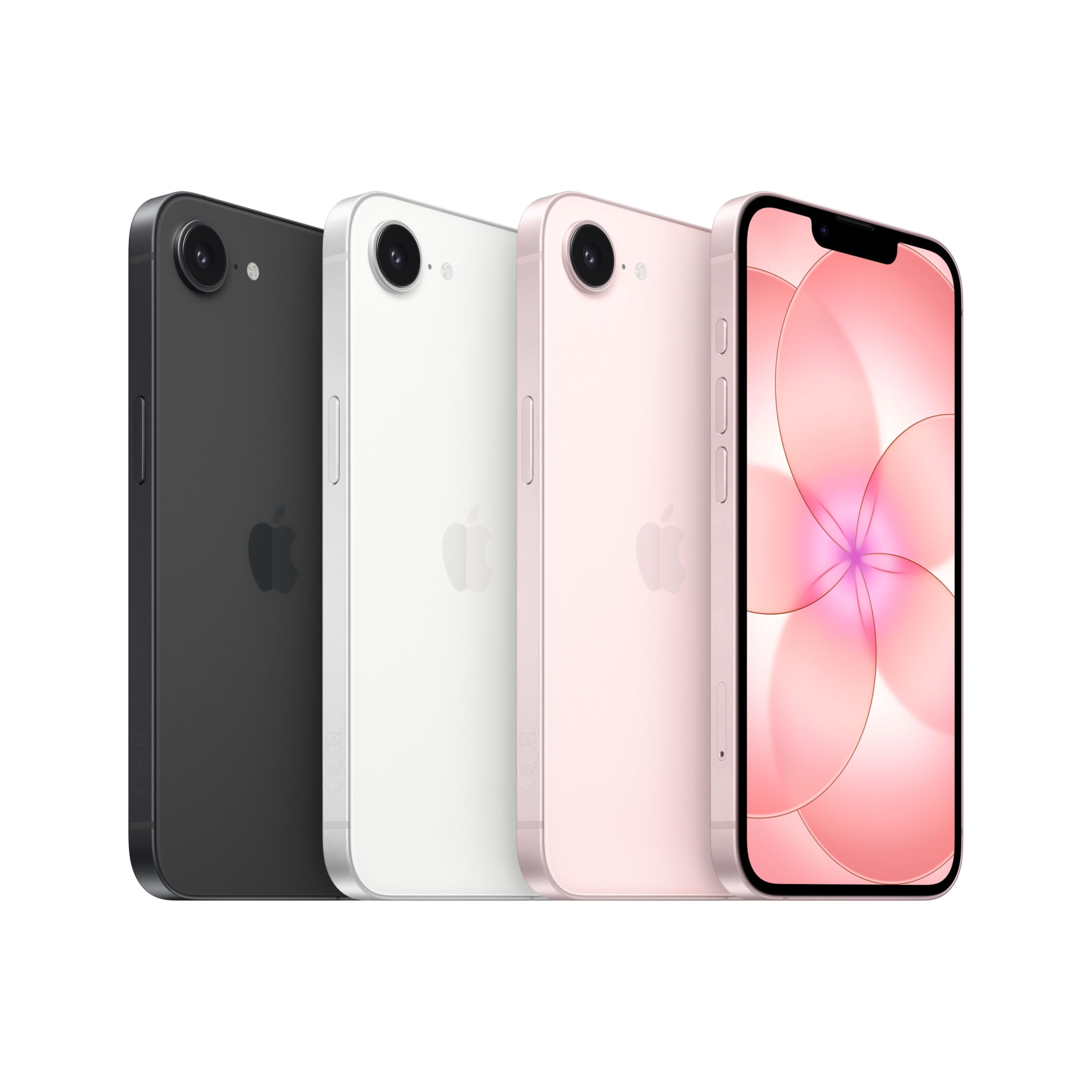 Apple iPhone 17e 512 Go : Écran Super Retina XDR 6,1 Pouces, Puce A19, Autonomie d’Une journée, Caméra Fusion 48 MP ; Rose poudré