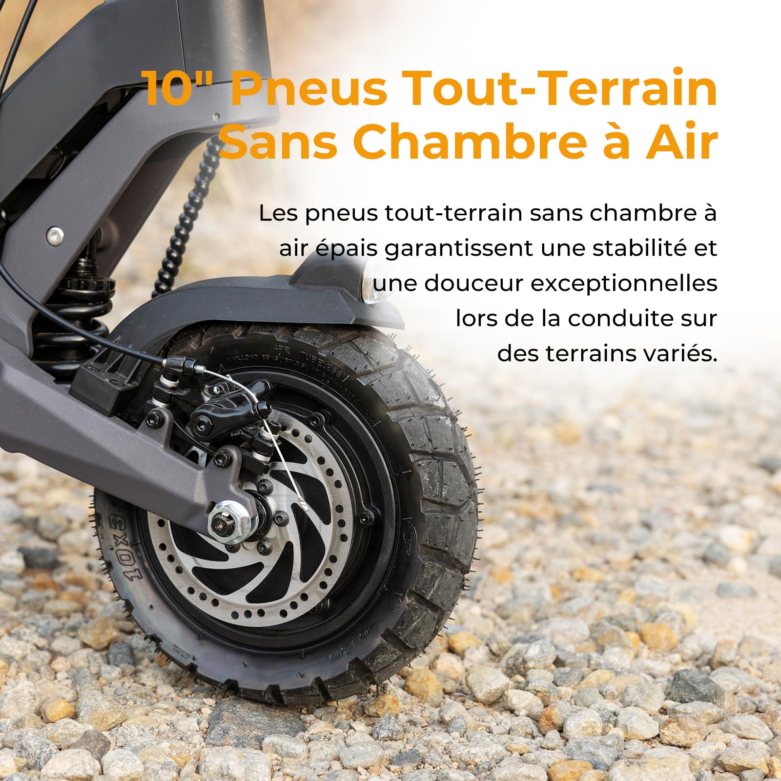 Ausom Gosoul 2 / L2 Max Trottinette Électrique Adultes, Autonomie 70KM/90KM, Freins à Disque avec E-ABS, Idéale pour Les Déplacements Urbains, 10" trotinette électrique Pliable Tout Terrain