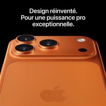Apple iPhone 17 Pro 6,3" 5G Double SIM 256 Go Orange cosmique