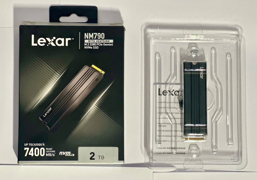 Pack PlayStation 5 Standard + 2 Manettes DualSense + SSD Lexar 2 To + 5 Jeux