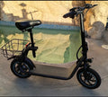 Trottinette Électrique Confort avec Siège & Panier – Seconde Main Certifiée