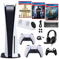 Pack Console PlayStation 5 Pro 2 To (Occasion) + 2 Manettes + 5 Jeux Inclus