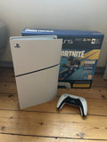 Console Sony PlayStation 5 Digital Edition Slim – Pack Fortnite