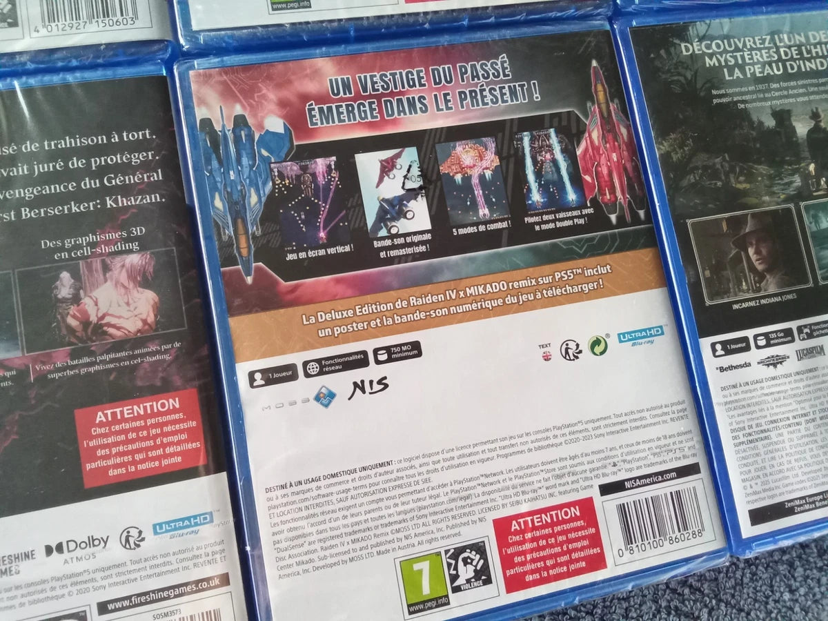 Lot de 6 Jeux PS5 Rares & Incontournables - Neufs sous Blister (Version Française)