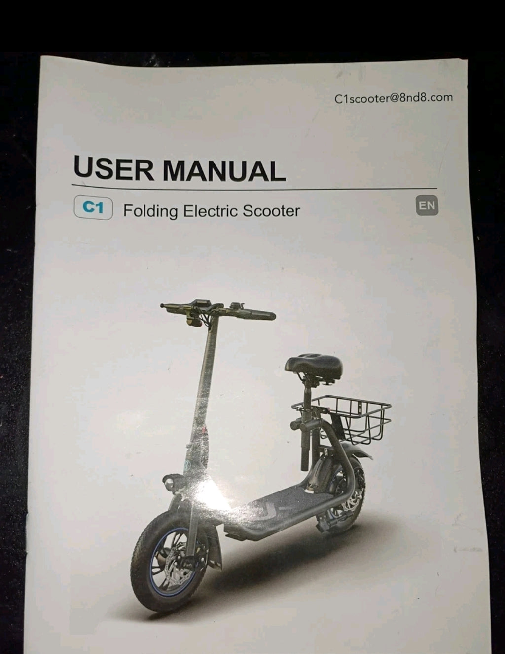 Trottinette Électrique Confort avec Siège & Panier – Seconde Main Certifiée
