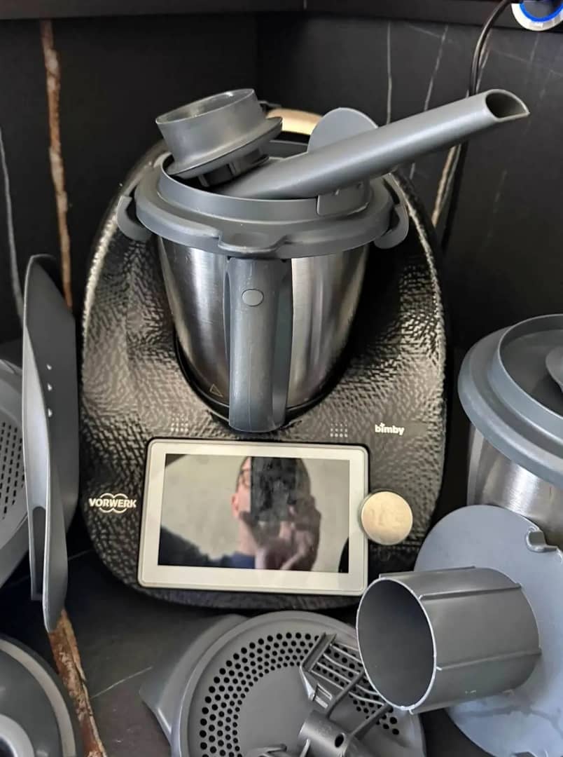 Robot Culinaire Vorwerk Thermomix TM6 Noir Diamant – Pack Complet avec 2ᵉ Bol & Accessoires