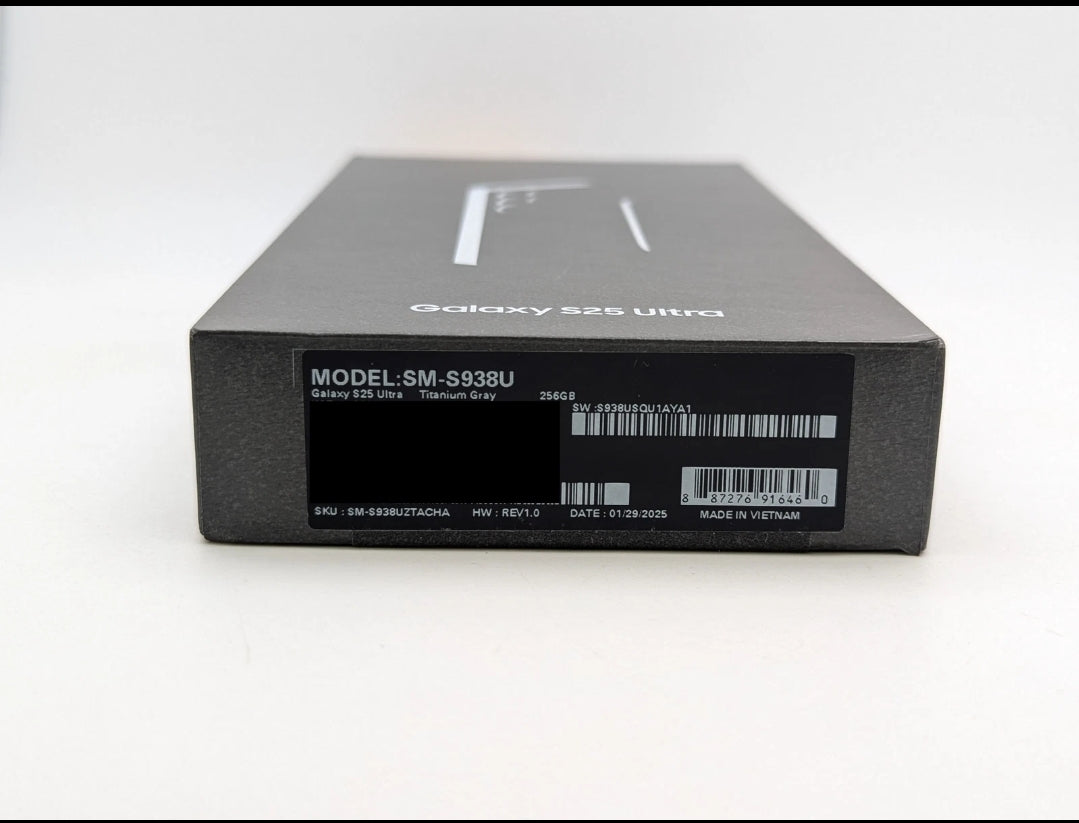 Samsung Galaxy S25 Ultra 256GB – Titanium Gray (État Neuf)