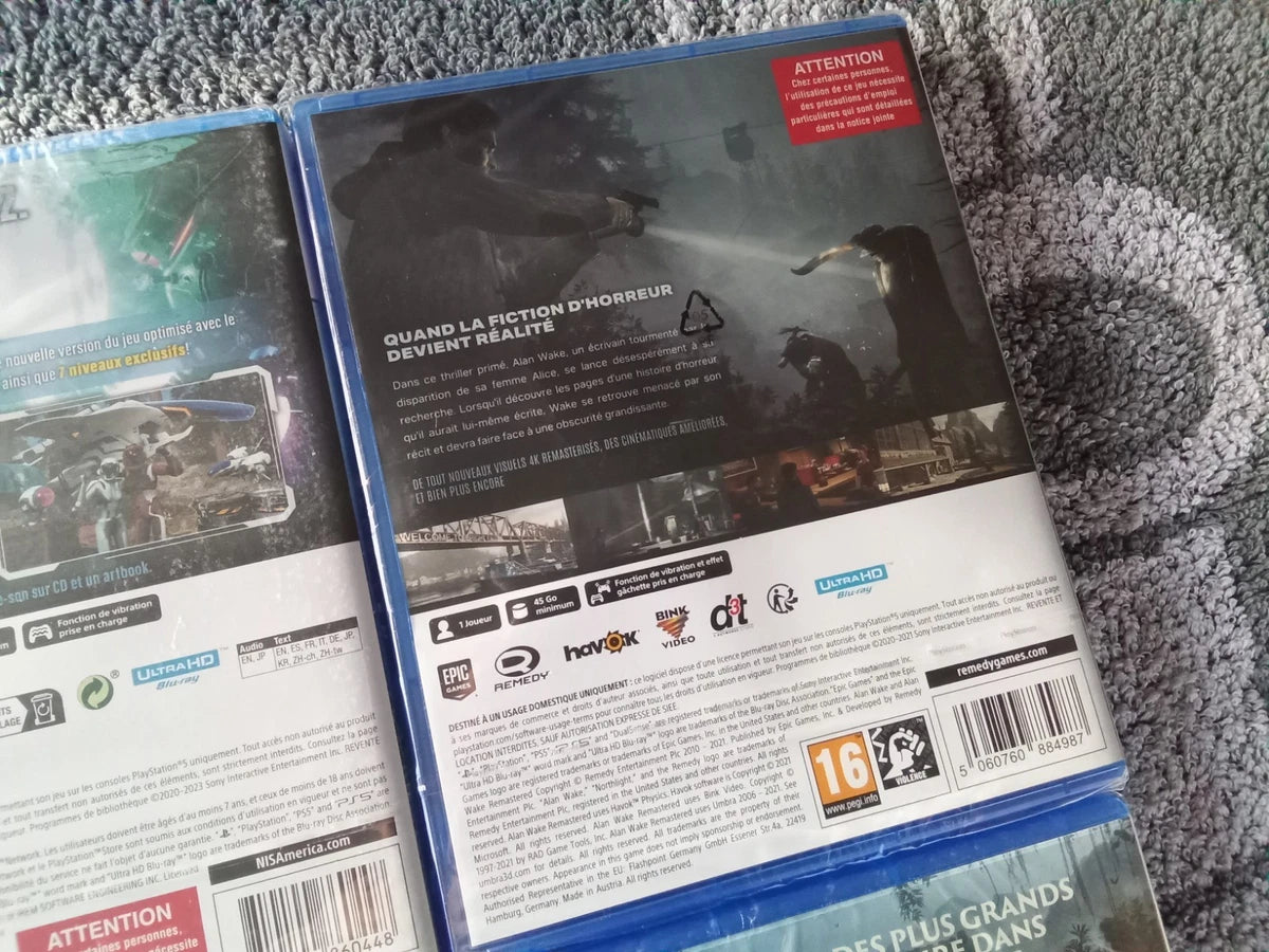 Lot de 6 Jeux PS5 Rares & Incontournables - Neufs sous Blister (Version Française)