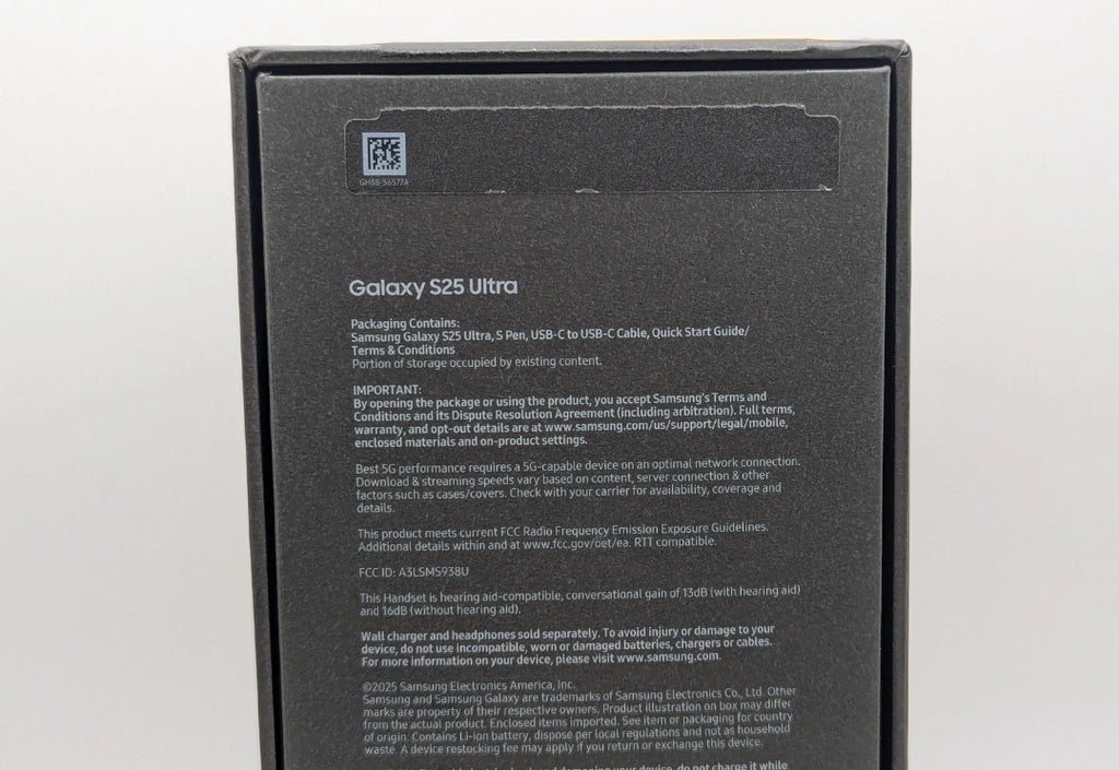 Samsung Galaxy S25 Ultra 256GB – Titanium Gray (État Neuf)