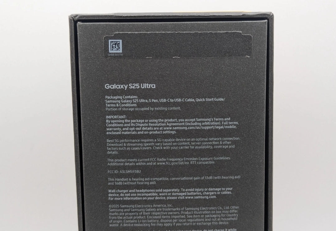 Samsung Galaxy S25 Ultra 256GB – Titanium Gray (État Neuf)