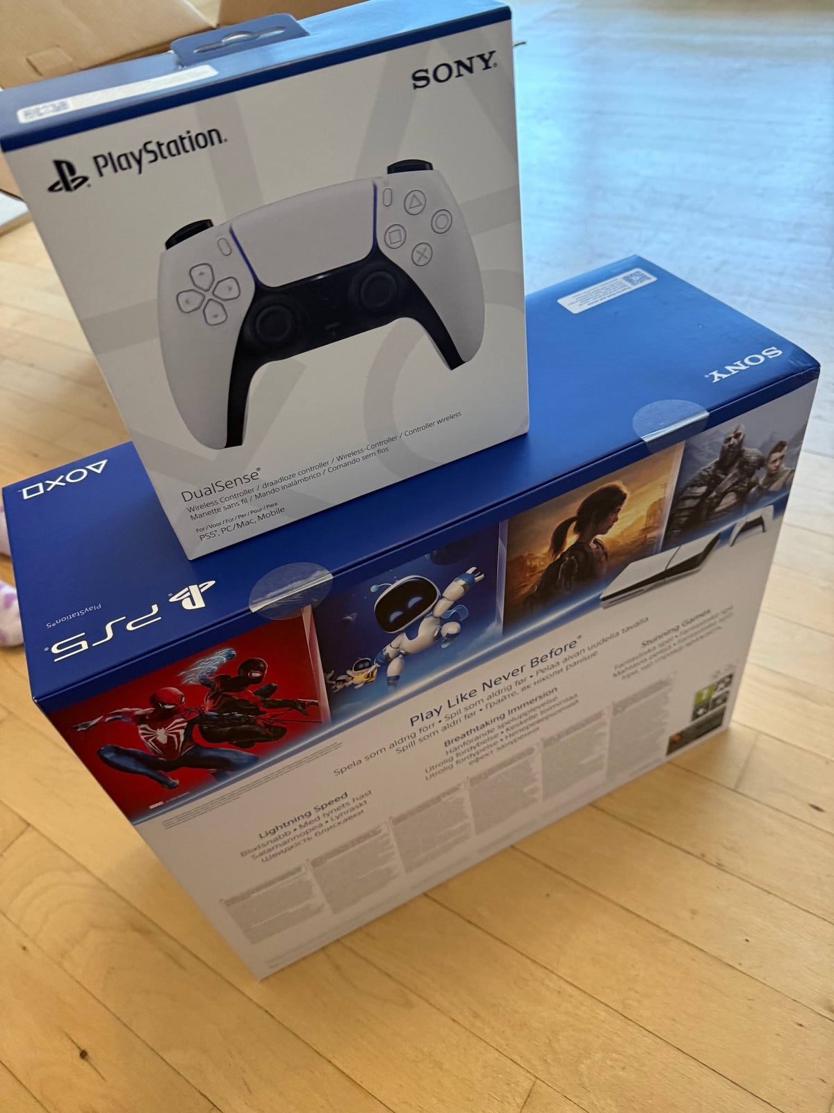 Console Sony PlayStation 5 (PS5) - Pack avec Manette DualSense & Jeux Inclus