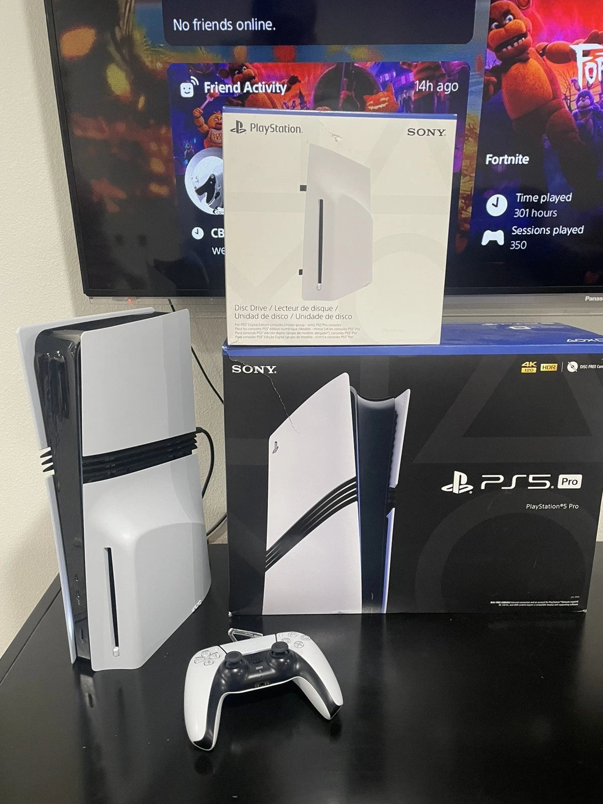 Console Sony PlayStation 5 Pro 2 To SSD + Lecteur de Disque – État Comme Neuf