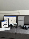 Pack PlayStation 5 Slim (Édition Lecteur de Disque) – 2 Manettes DualSense + Casque Sans Fil + Jeu EA Sports FC 24