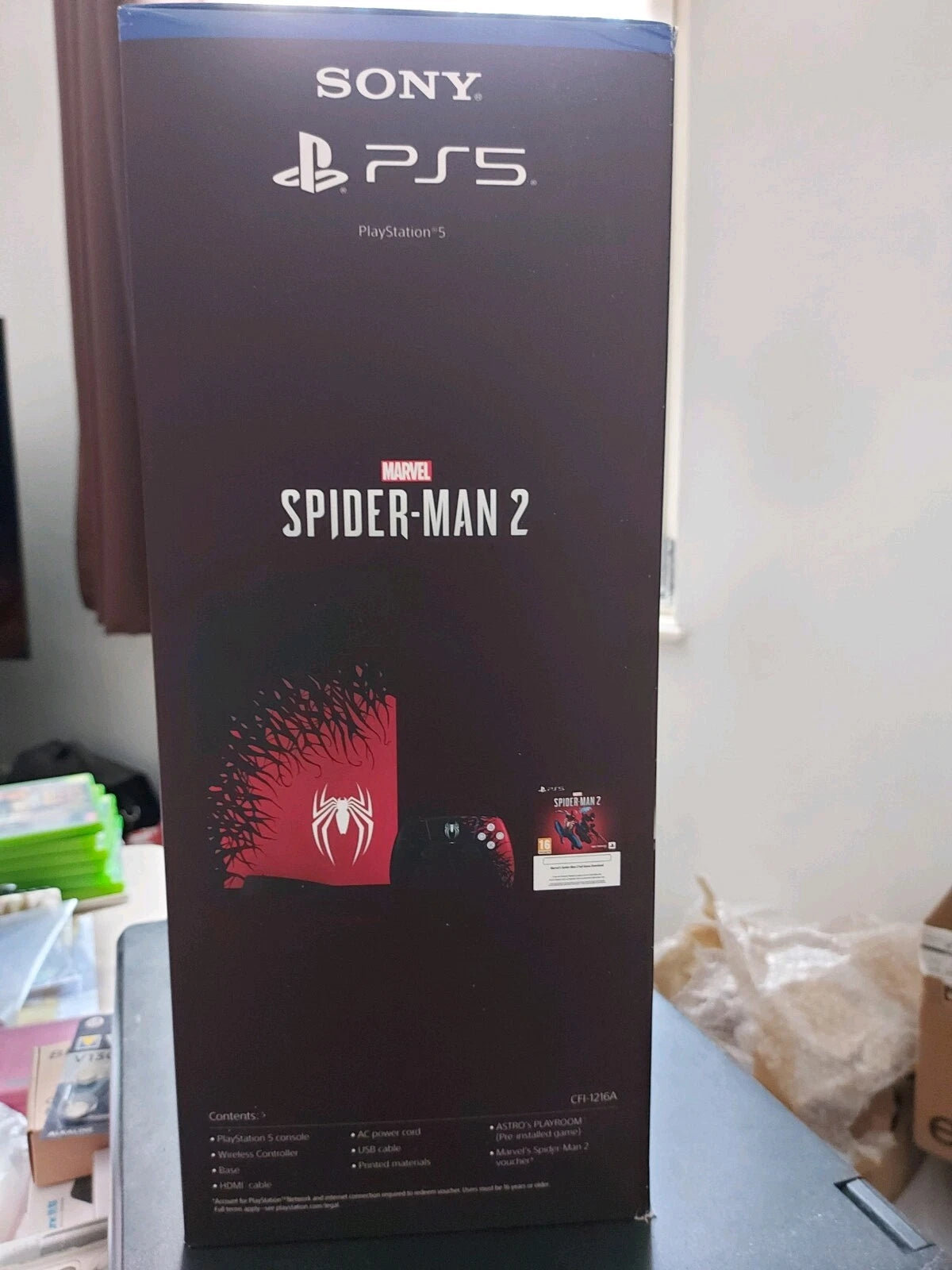 Sony PlayStation 5 Édition Limitée Marvel's Spider-Man 2 – Console Standard (Lecteur Blu-Ray, 825 Go)