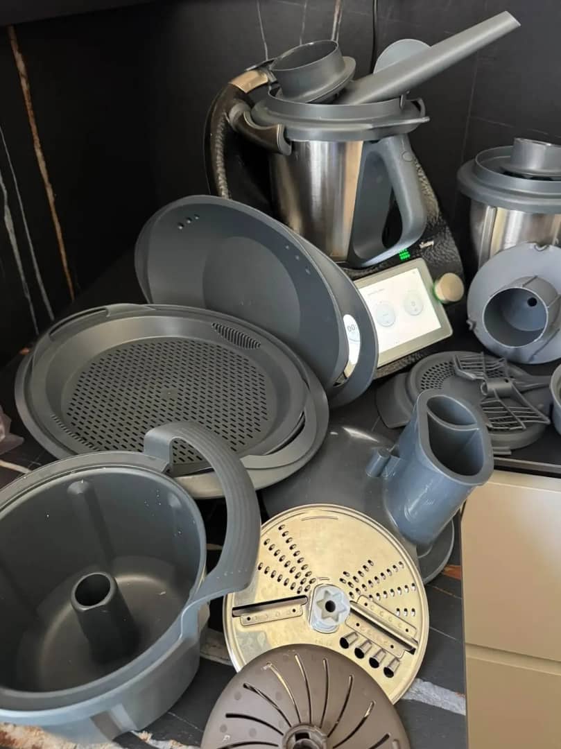 Robot Culinaire Vorwerk Thermomix TM6 Noir Diamant – Pack Complet avec 2ᵉ Bol & Accessoires