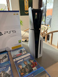 Pack Sony PlayStation 5 Slim 1 To - Console + Manette DualSense + Sélection de Jeux