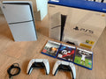 Console Sony PlayStation 5 Slim Édition avec lecteur de disque - 1 To - Comme neuve + 2 Manettes DualSense + 3 Jeux