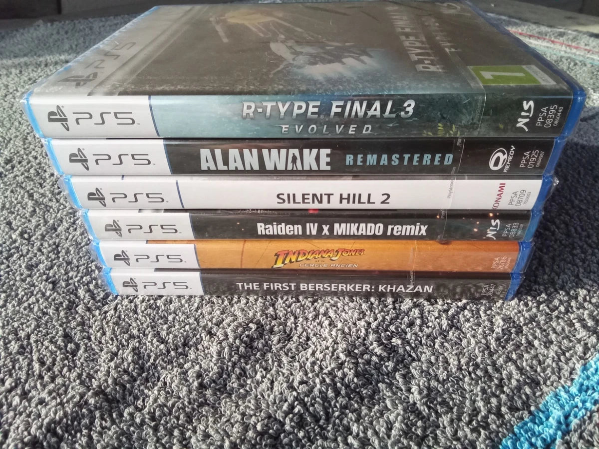 Lot de 6 Jeux PS5 Rares & Incontournables - Neufs sous Blister (Version Française)