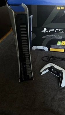 Console Sony PlayStation 5 Digital Edition (Slim) - Blanc + Jeu Inclus