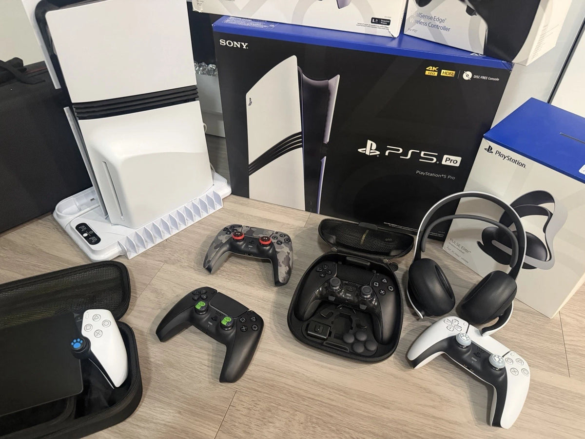 Mega Lot PlayStation 5 Pro — Pack Ultime Next-Gen (Console PS5 Pro, PlayStation Portal, Casque PULSE Elite, DualSense Edge & Accessoires)