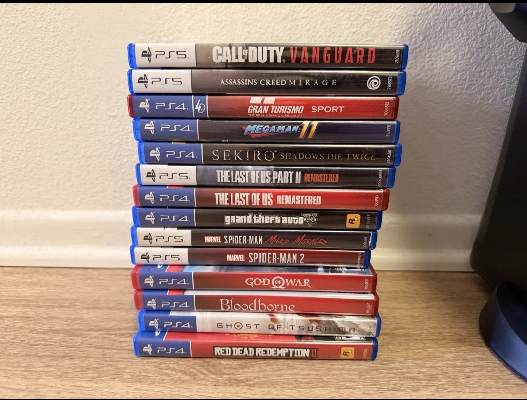 Pack PS5 Standard Custom + 2 Manettes + Casque + 14 Jeux — Fonctionne parfaitement !