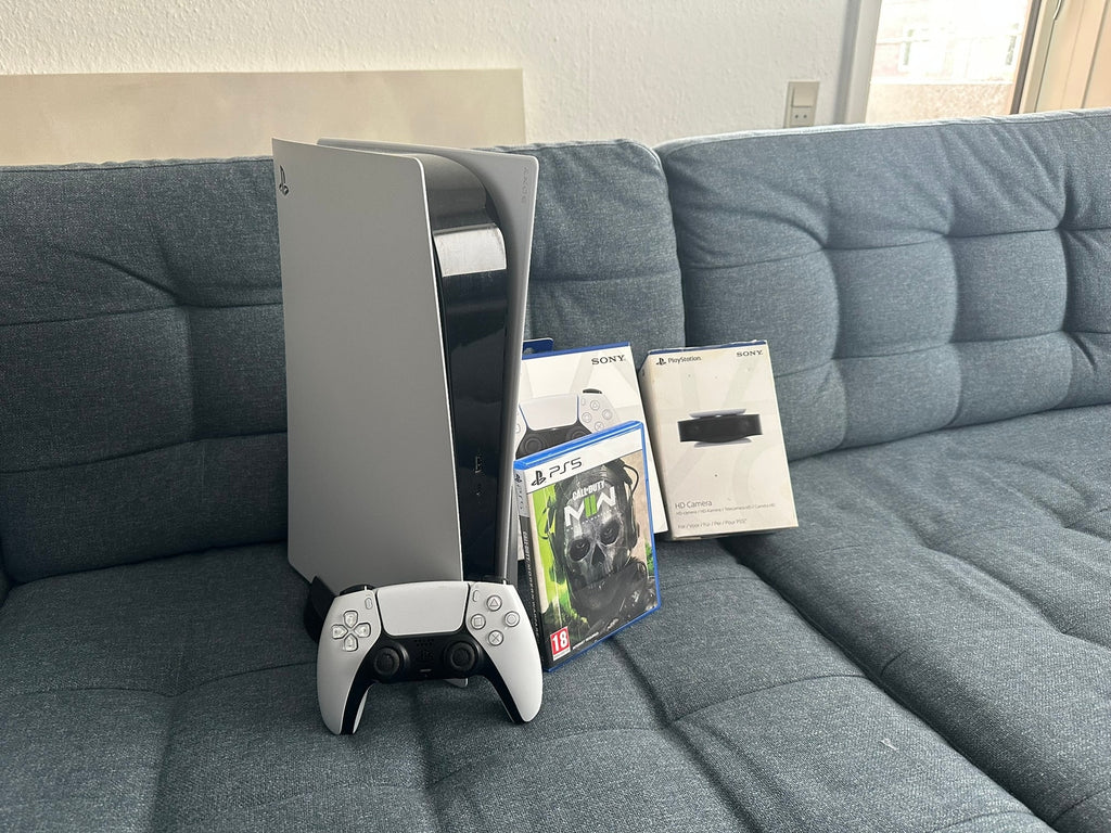 Pack Sony PlayStation 5 édition standard + Call of Duty: Modern Warfare II + 2 manettes DualSense + caméra HD