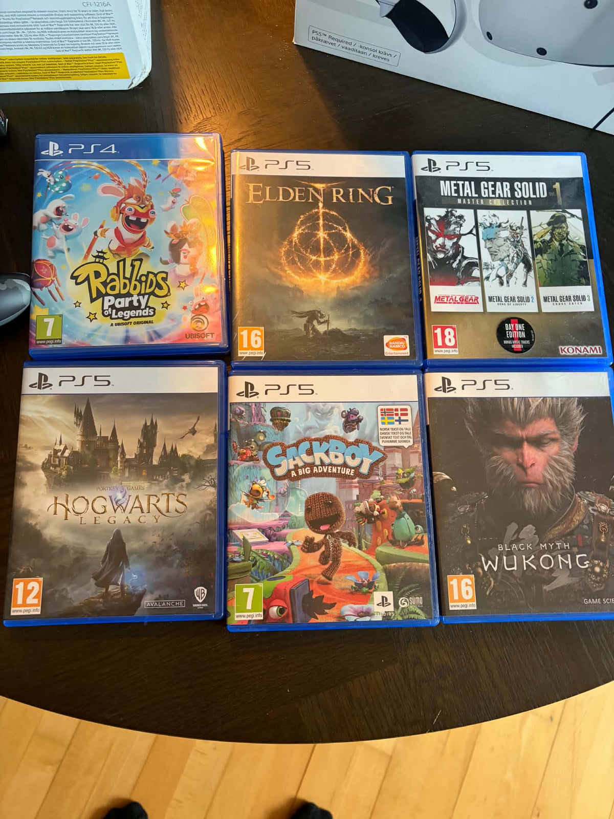 Pack Ultime PlayStation 5 – VR2 + Logitech G29 + SSD 2 To + Disque externe + 2 manettes & 6 jeux